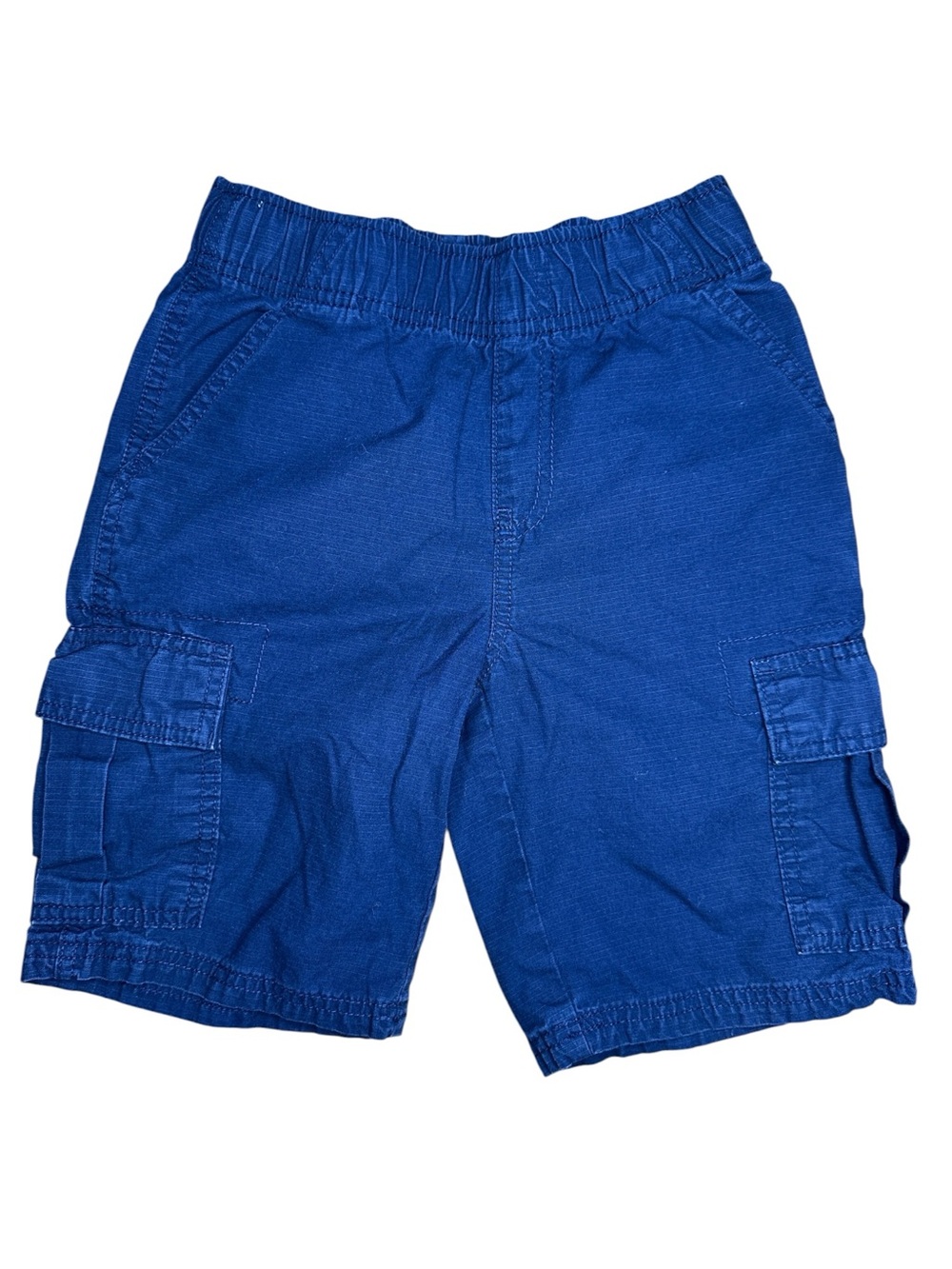 Place Royal Blue Cargo Shorts with Elastic Waist